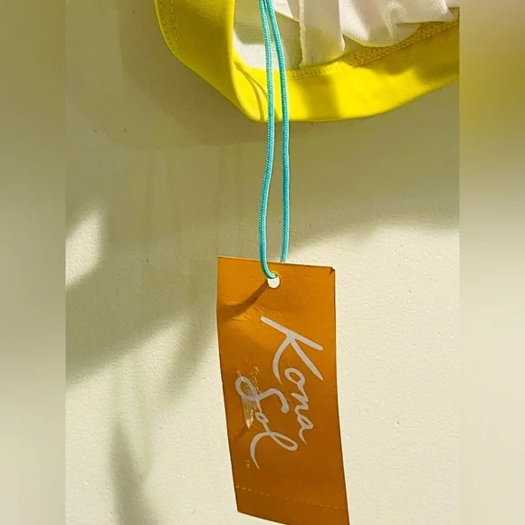 Kona Sol Women's Triangle Bikini Top Large Size - Picture 5 of 16